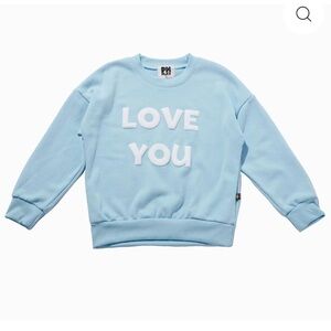 Light Blue 'Love You' Sweatshirt